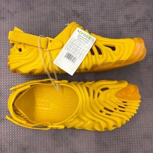 Crocs x Salehe Bembury Pollex Clog Yellow Mens 11 Womens 13 NWT Designer Foam